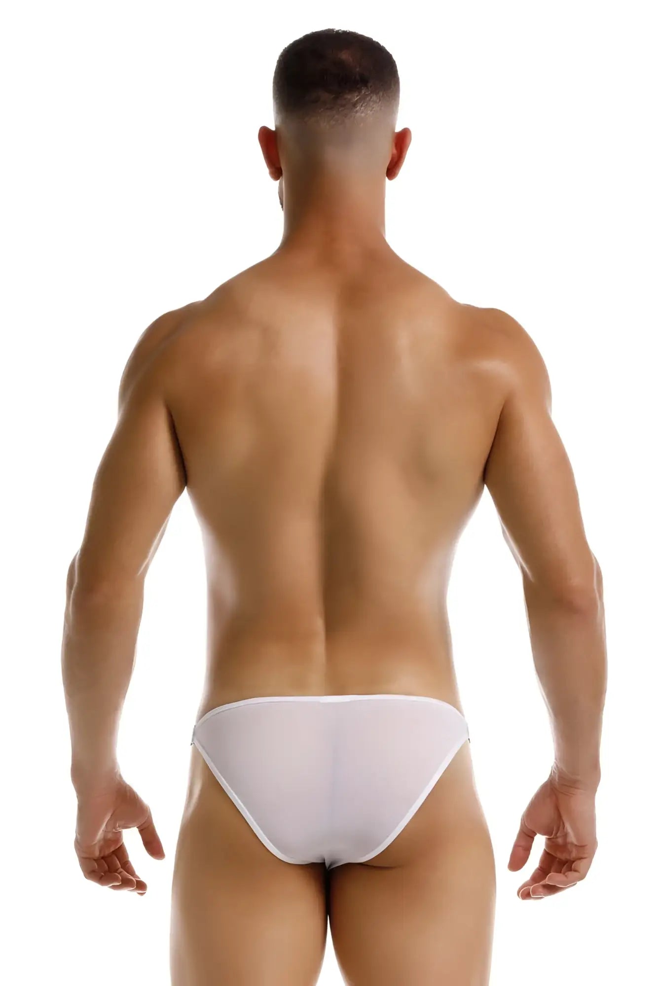 White jor 2236 frost bikini briefs with a smooth seamless design in form-fitting fabric for comfortable wear