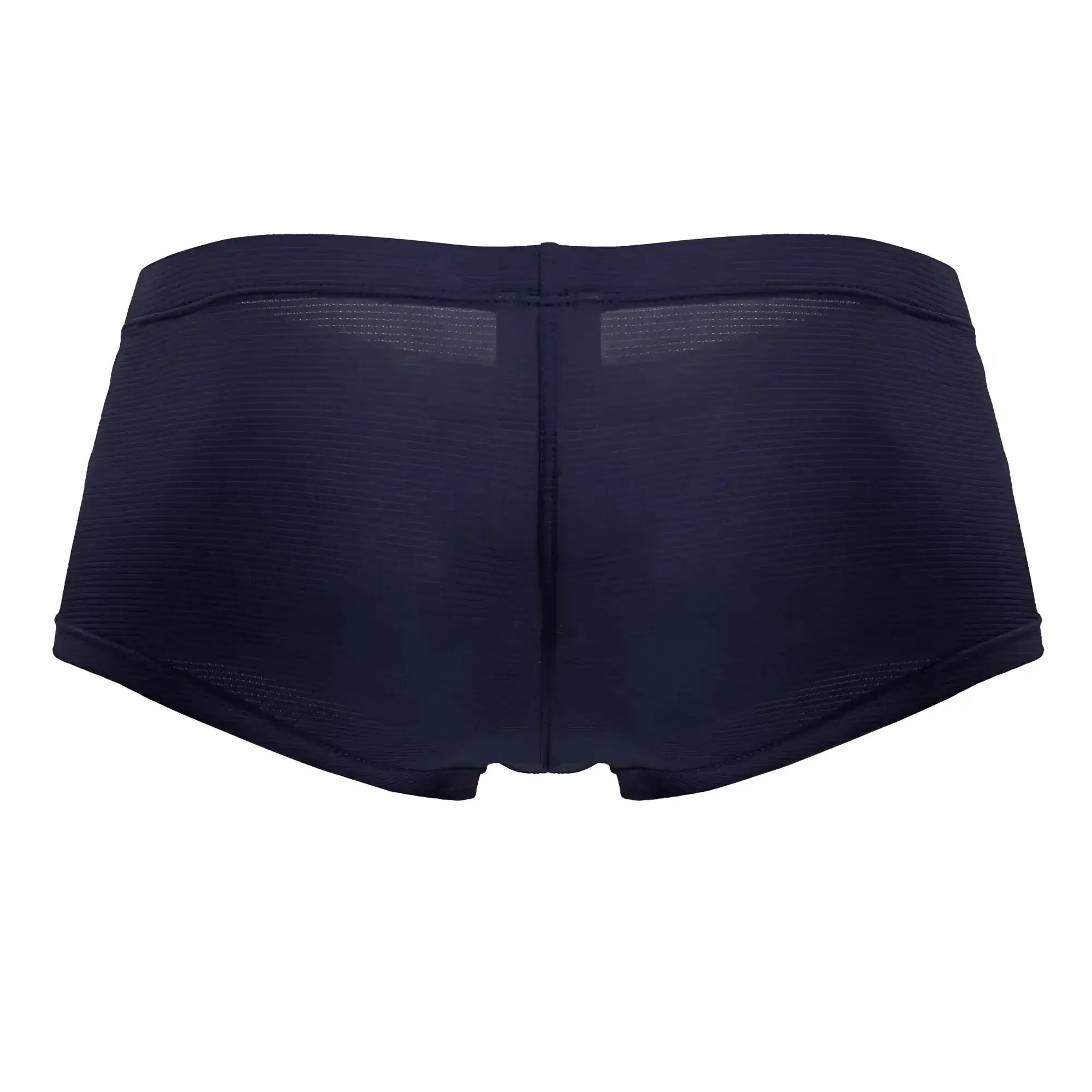 Dark navy blue jor 2246 cosmo trunks seamless briefs with ribbed texture and mesh panels on the back side