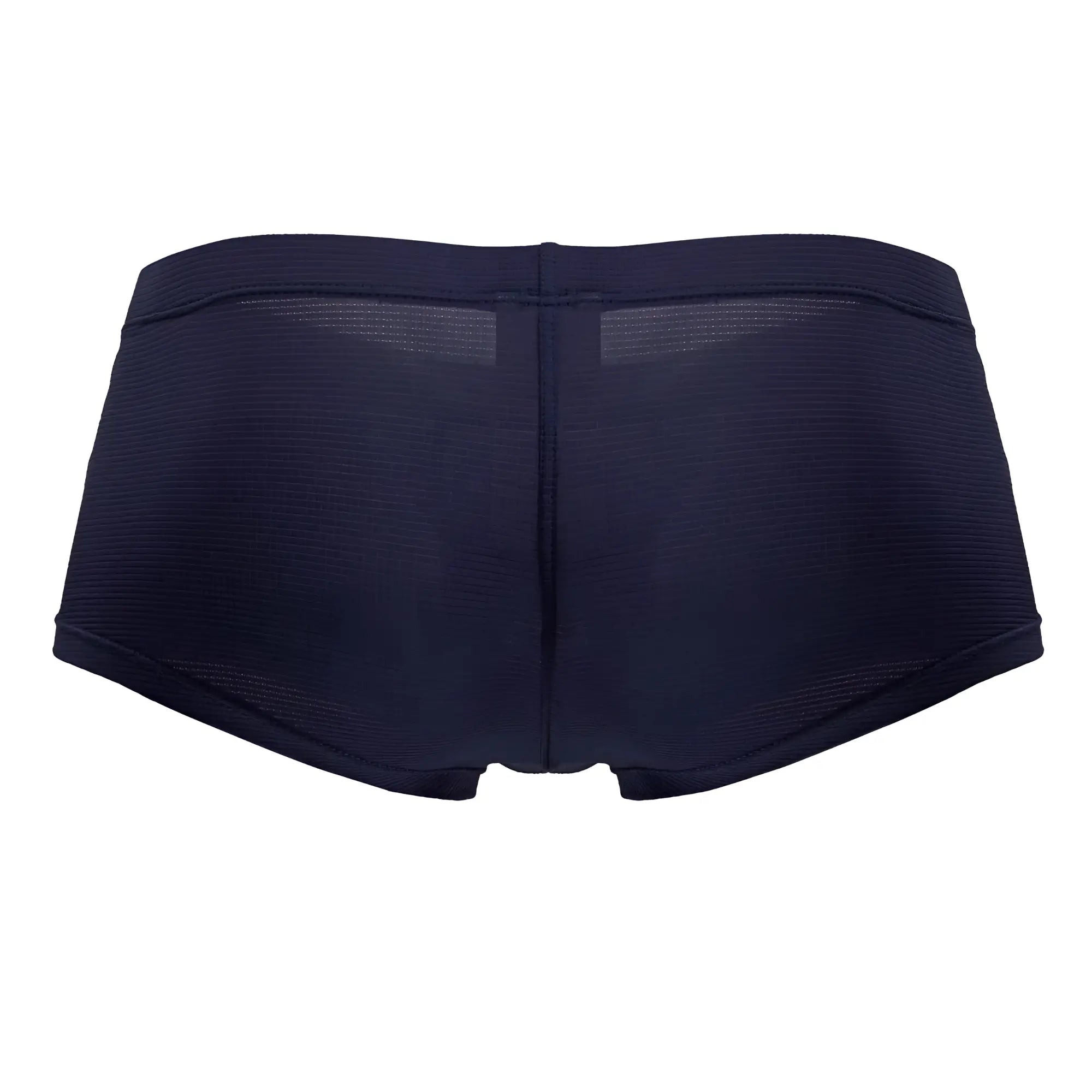 Dark navy blue jor 2246 cosmo trunks seamless briefs with ribbed texture and mesh panels on the back side