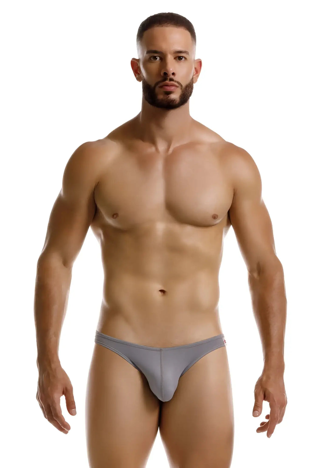 Gray jor 2247 cosmo bikini briefs with smooth form-fitting design for athletic use