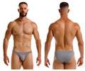 Gray jor 2247 cosmo bikini briefs with smooth form-fitting design for comfortable everyday wear