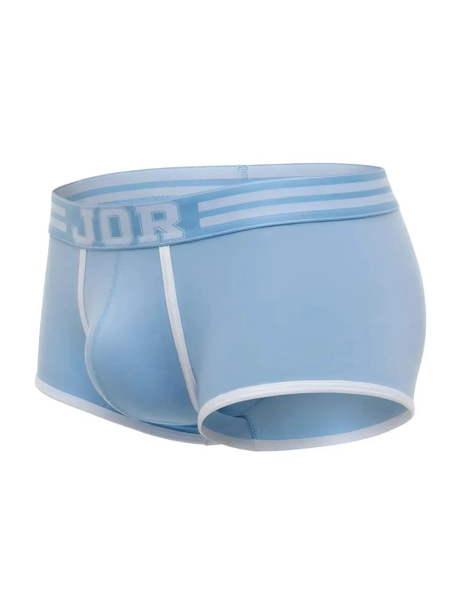 JOR 2320 College Trunks in blue, front view of the men's underwear against a white background.