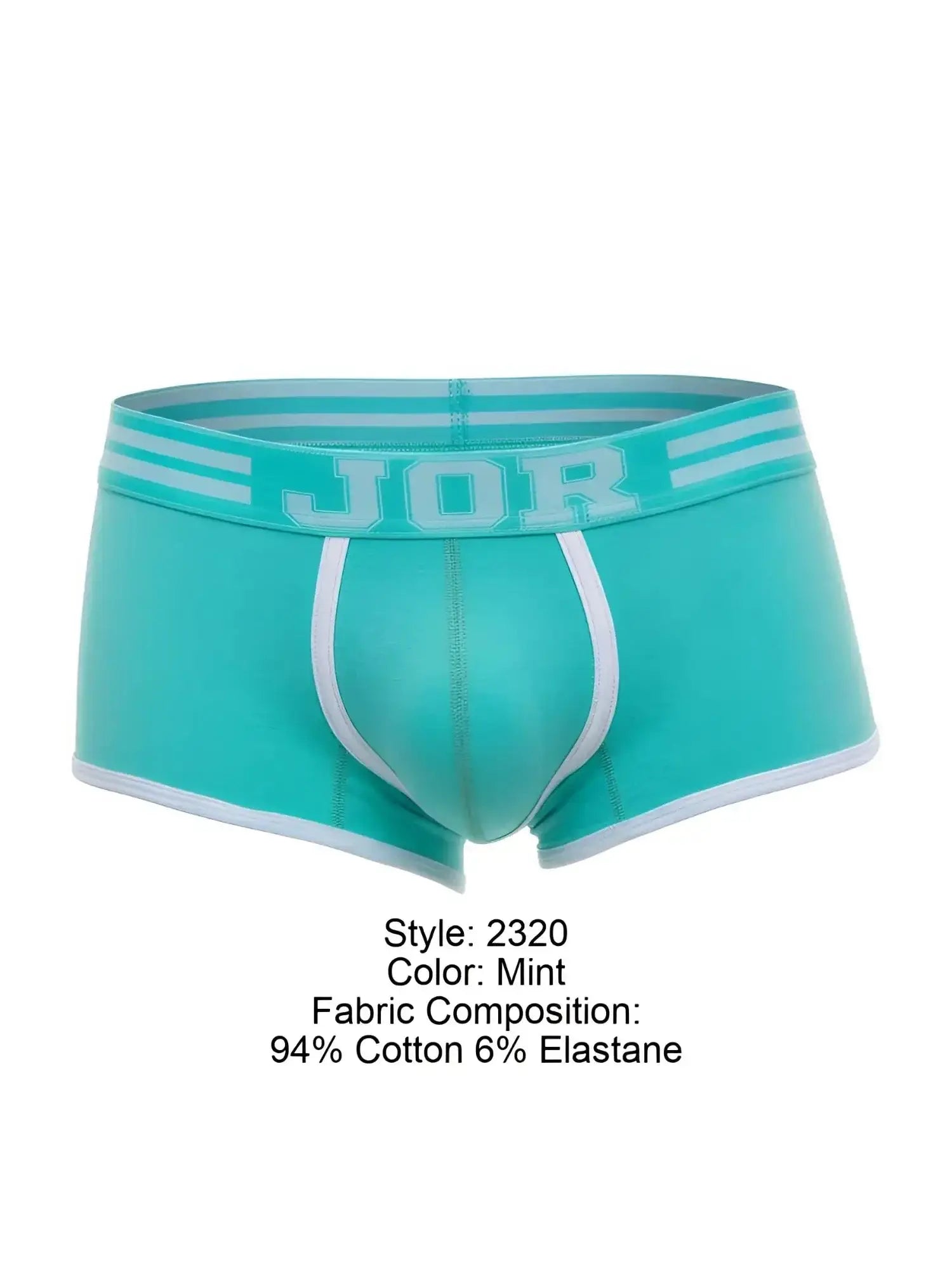 Front view of JOR 2320 College Trunks in mint color.