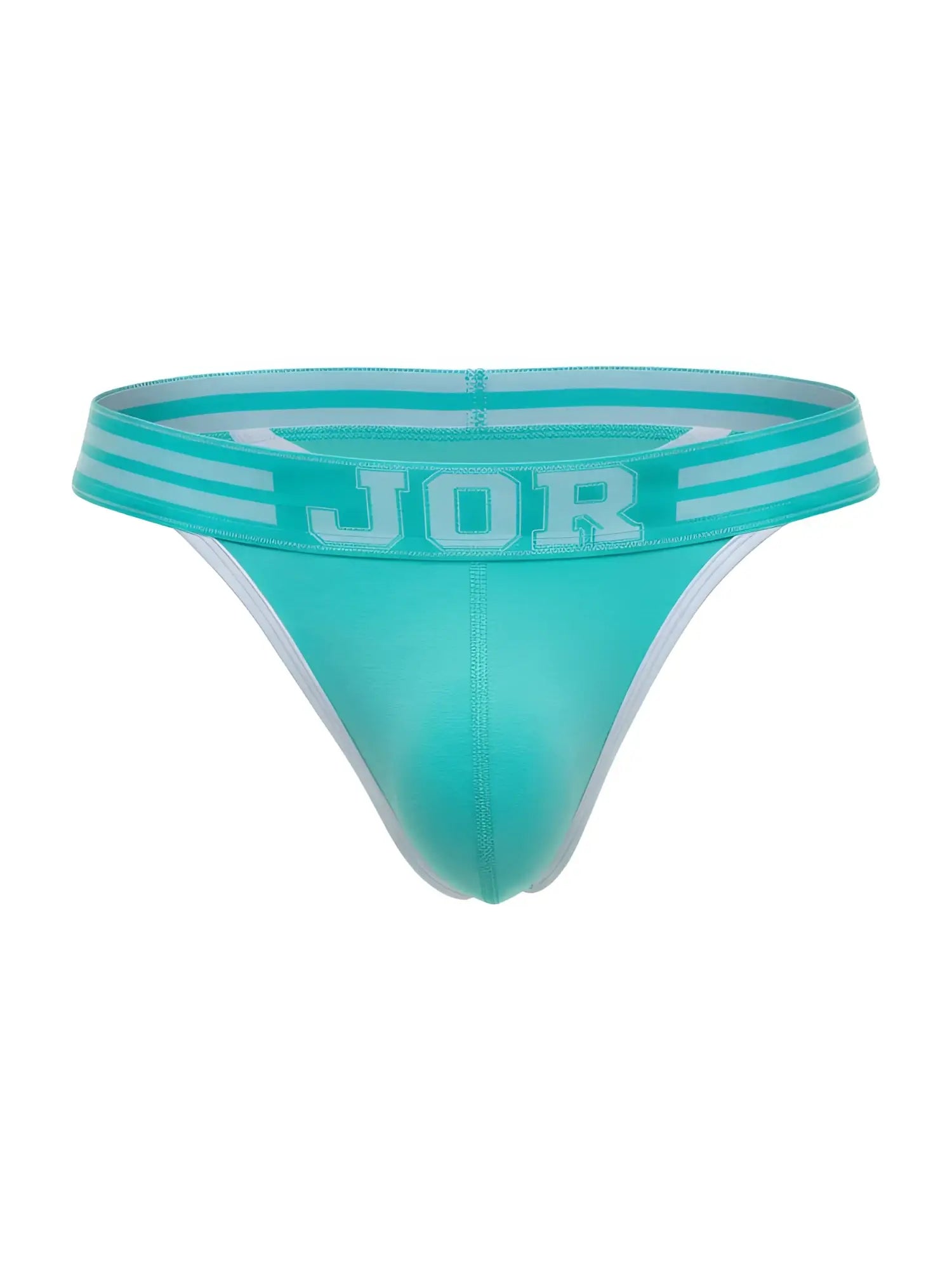 Front view of JOR 2323 College Thong in mint color.