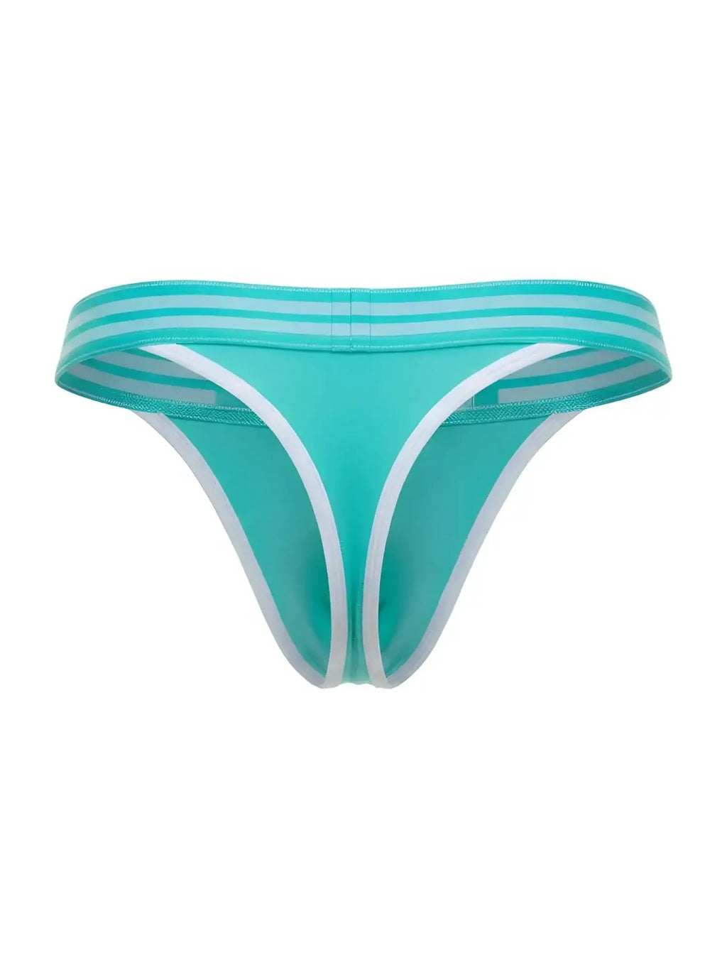 Front view of JOR 2323 College mint G-string thong underwear.