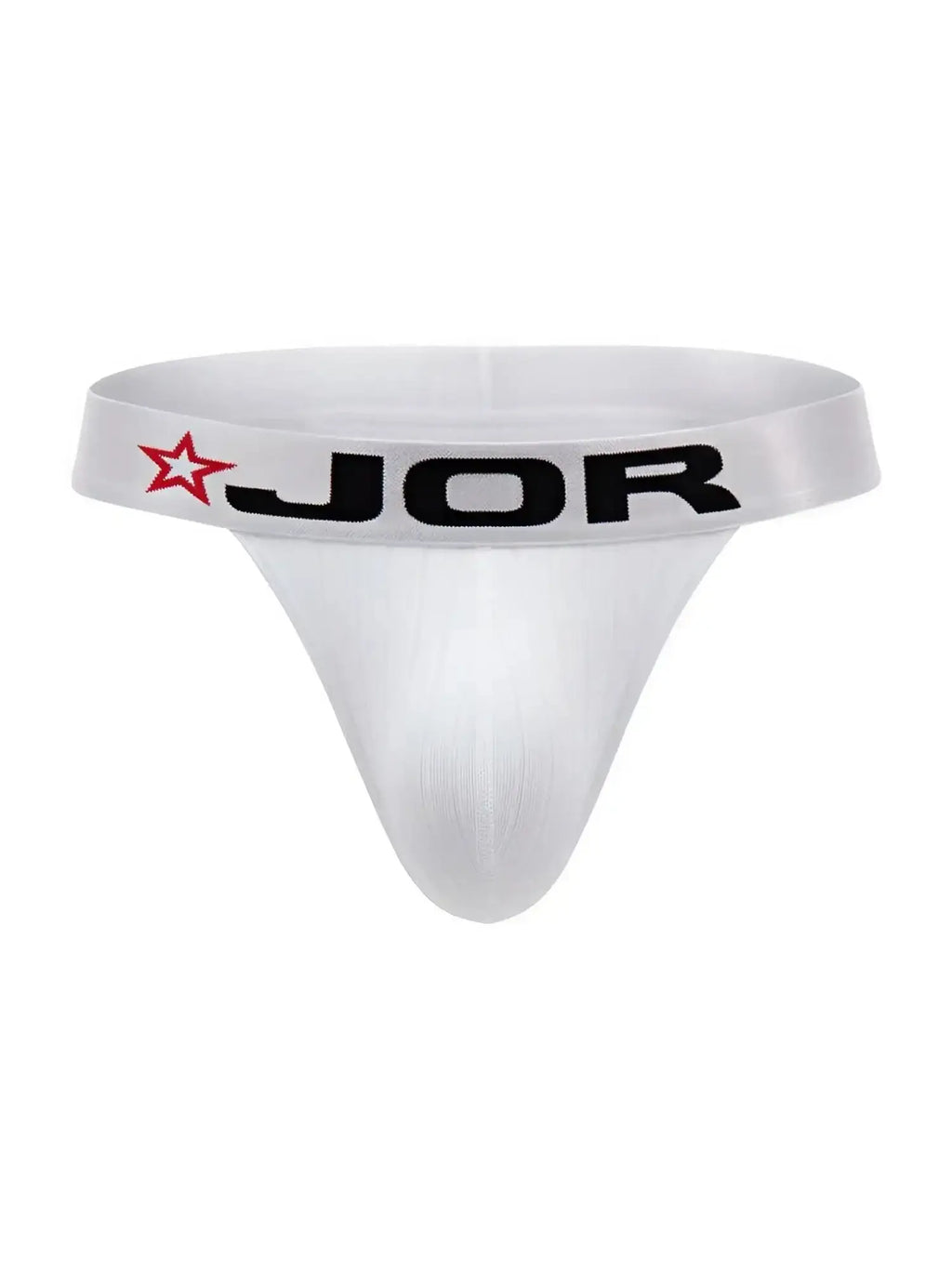 JOR 2333 Cronos thong in white, front product view.