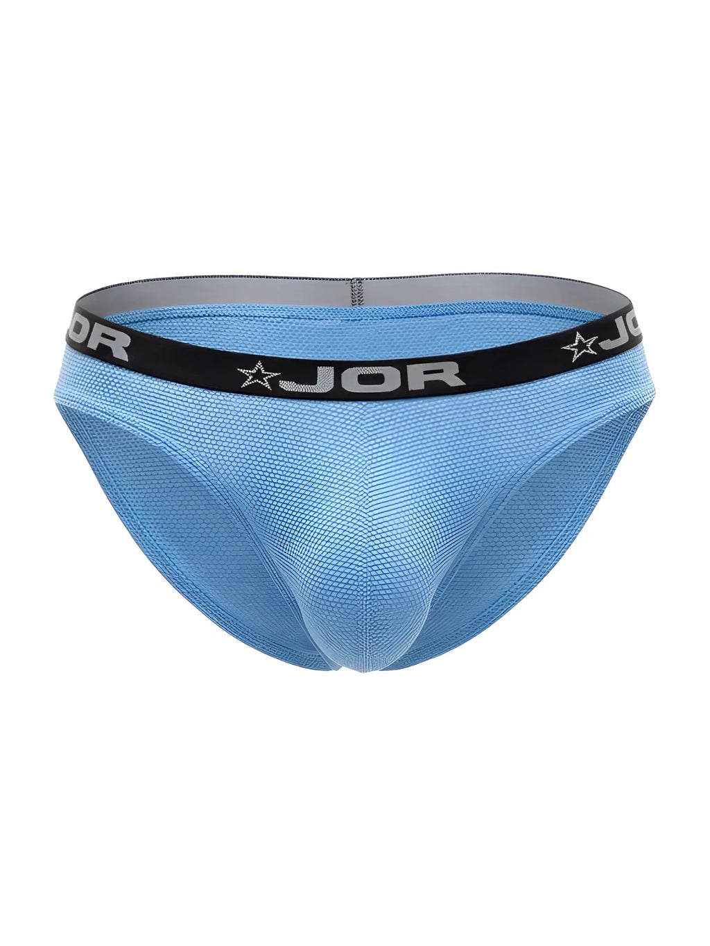 JOR 2346 Cannes blue bikini underwear, front view.