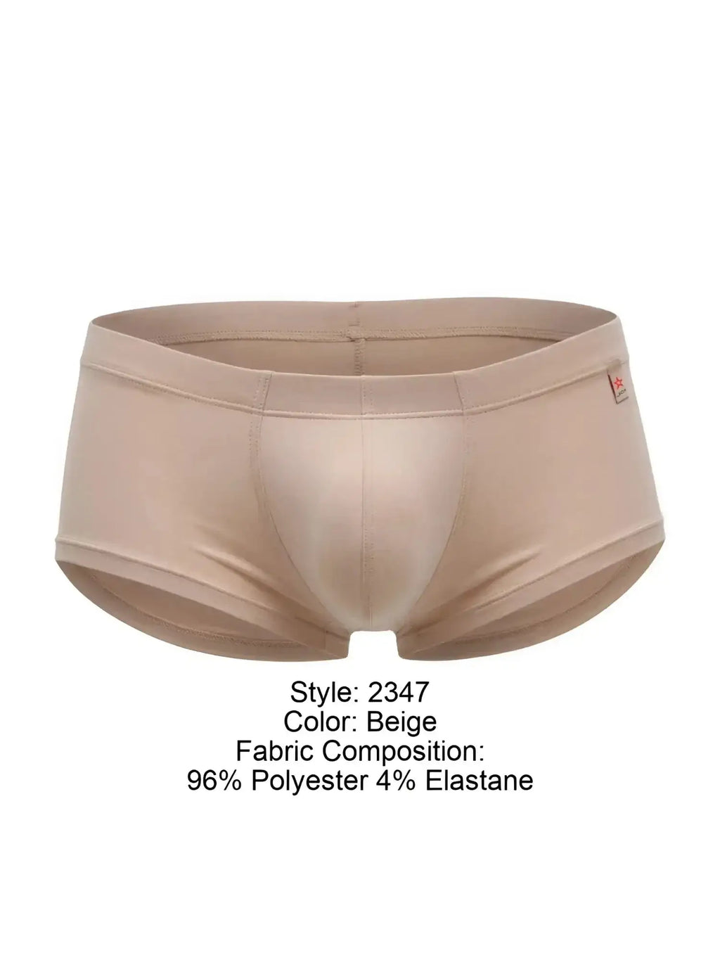 Front view of JOR 2347 Invisible Trunks in beige.