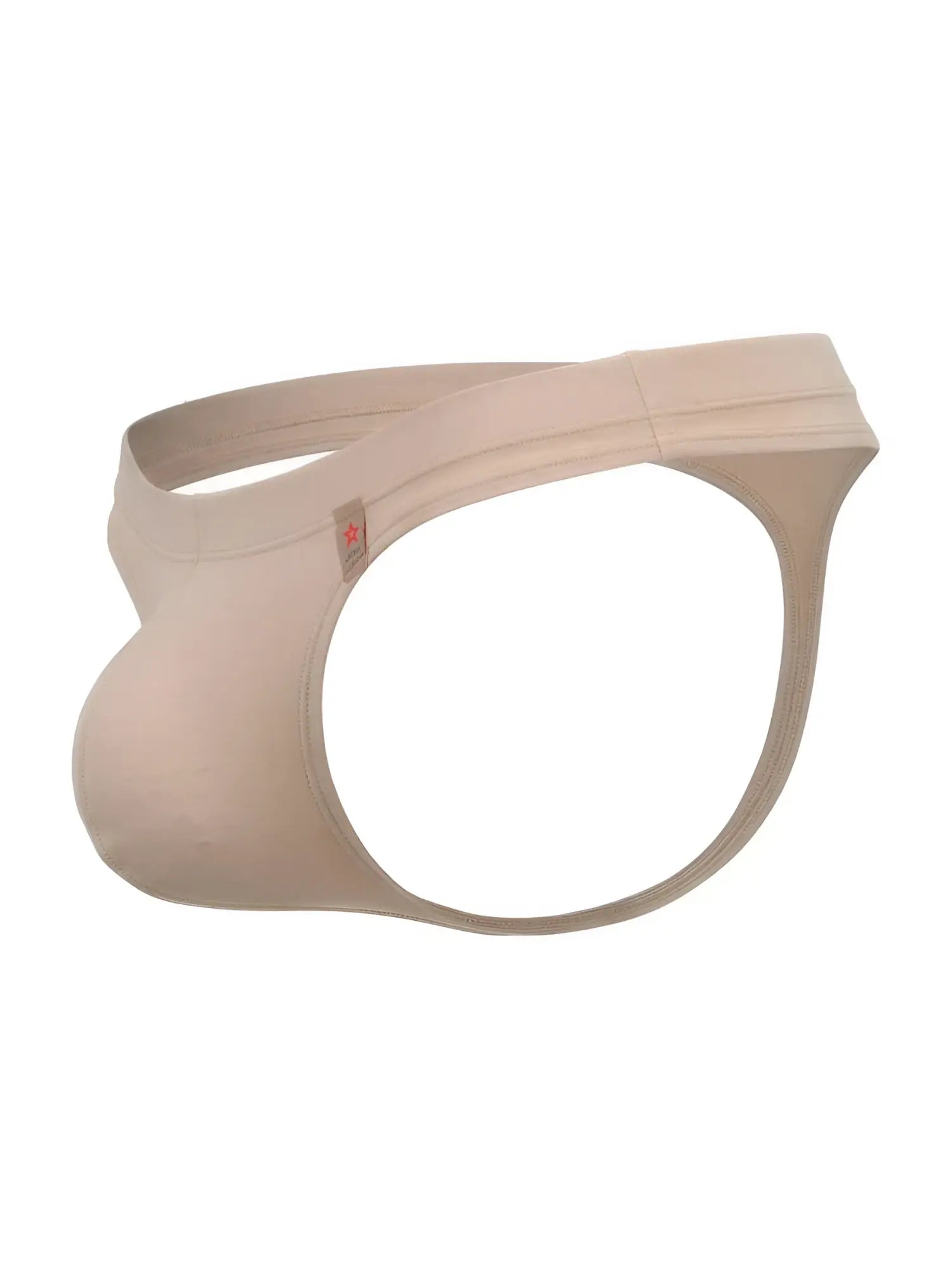 JOR 2349 Invisible Thongs in beige, side view showing product design.
