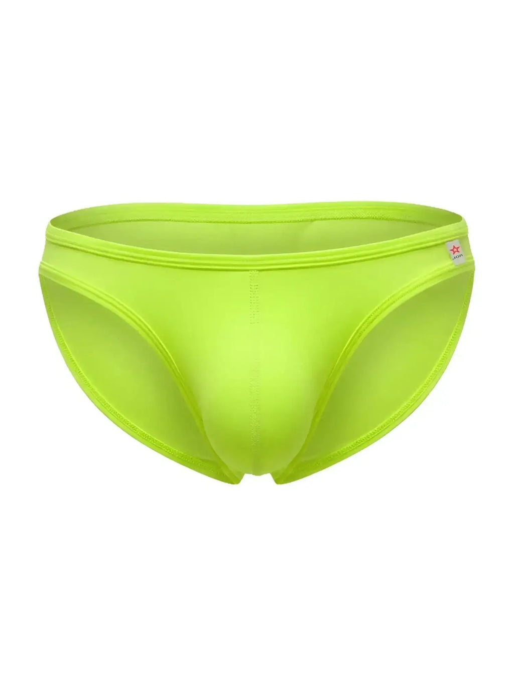 Front view of the JOR 2353 Origin bikini in neon green.