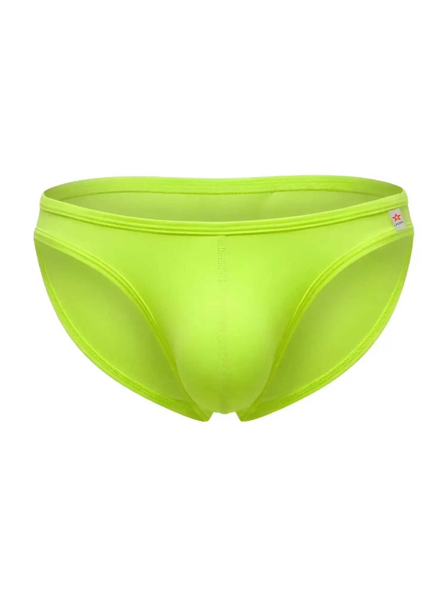 Front view of the JOR 2353 Origin bikini in neon green.