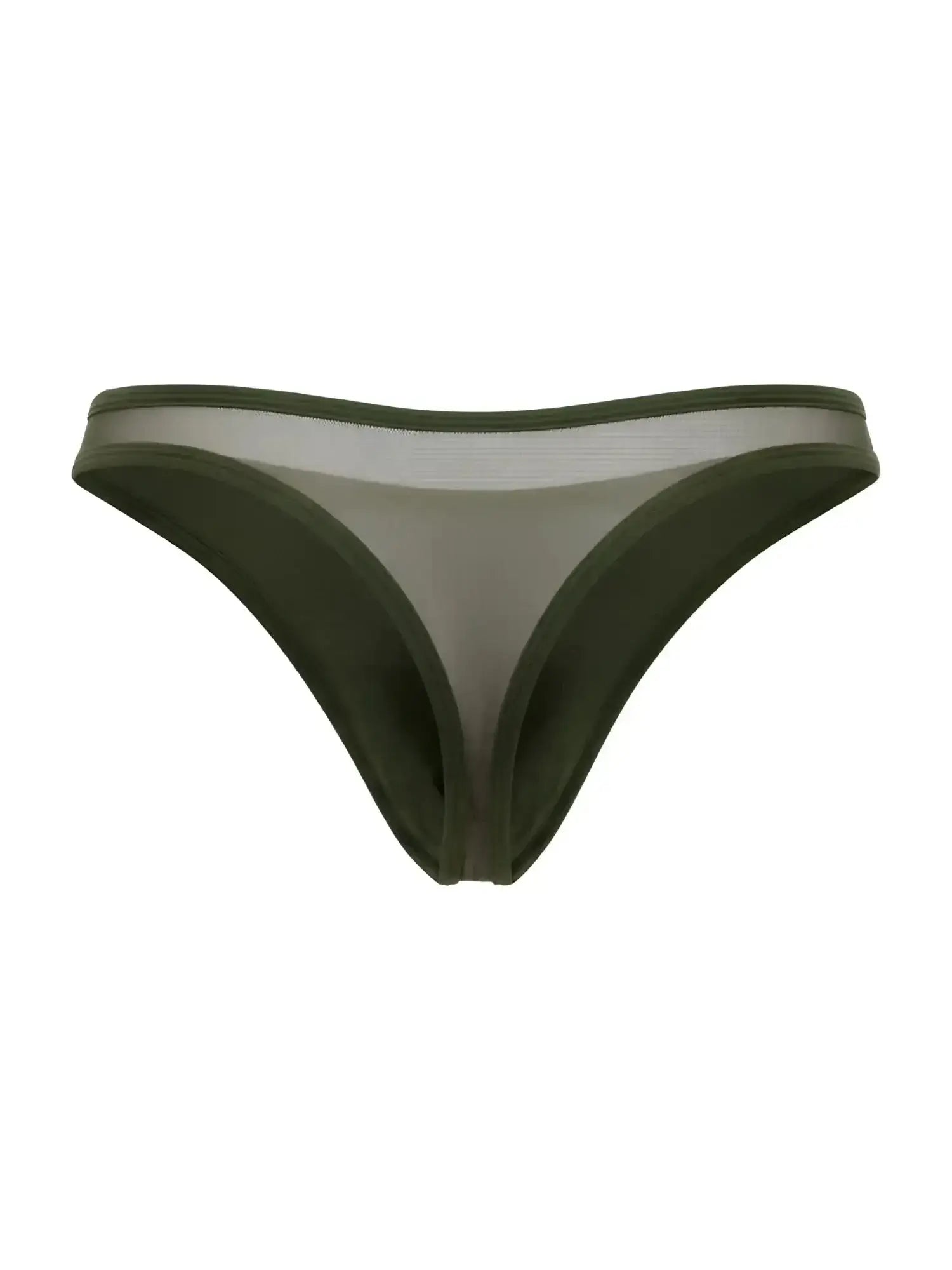 Front view of JOR 2354 Origin thong in green.