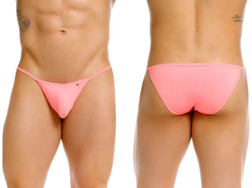 JOR 2358 Axel Bikini in Candy color, front and back view of men's underwear.