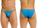 Front and back view of the turquoise JOR 2358 Axel bikini underwear on a model.