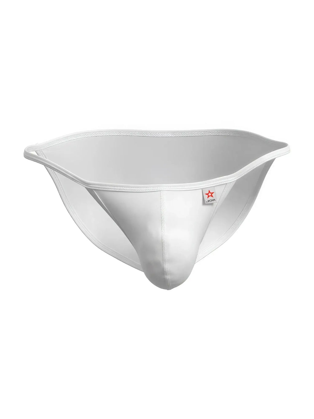 Front view of the white JOR 2358 Axel bikini brief.