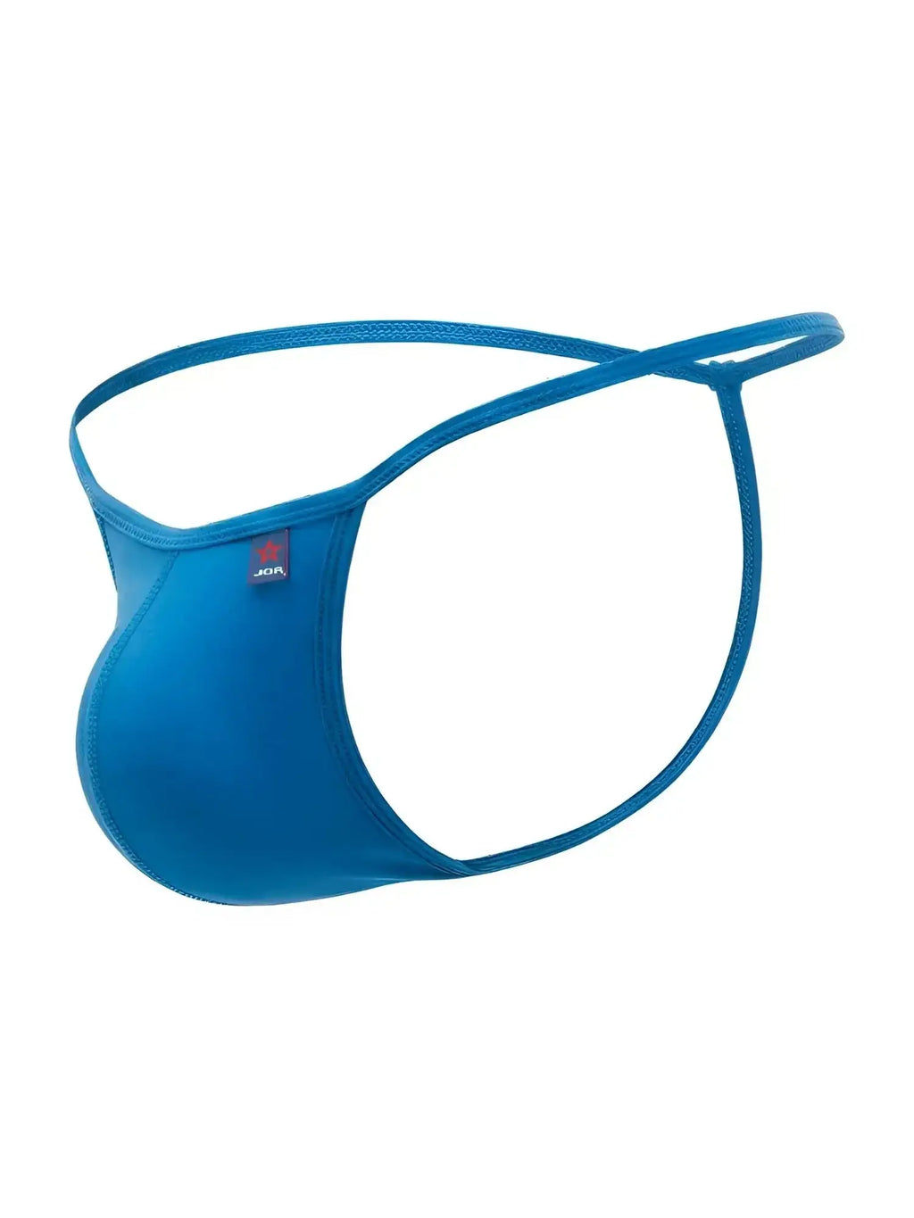 JOR 2359 Axel G-String in turquoise, front view showing the pouch design and thin side straps.