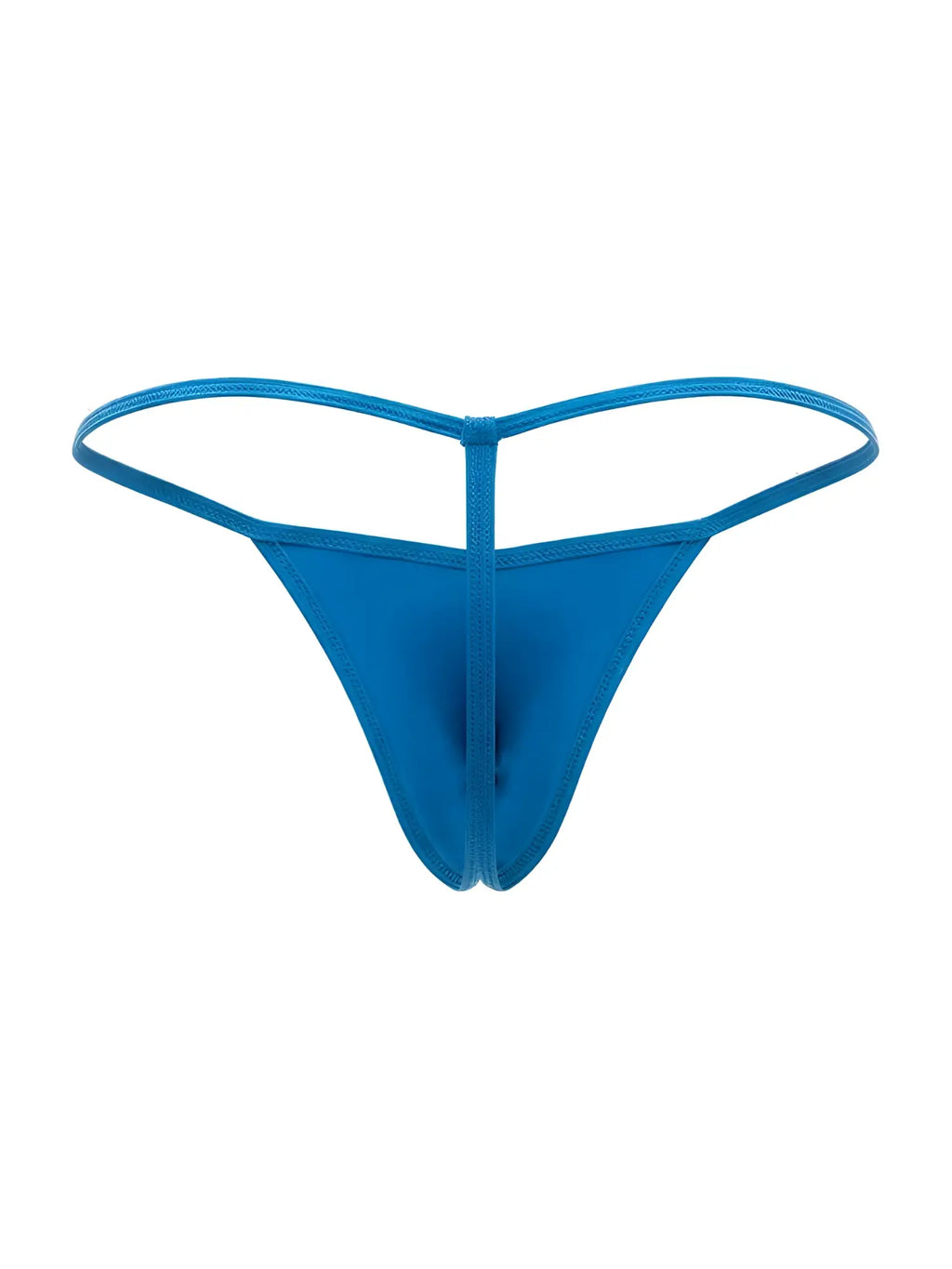 Front view of the JOR 2359 Axel turquoise g-string on a white background.