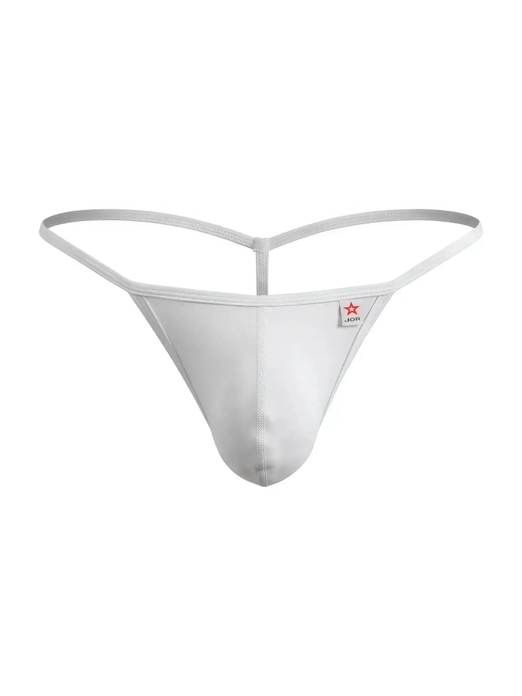 Front view of the white JOR 2359 Axel G-String underwear.