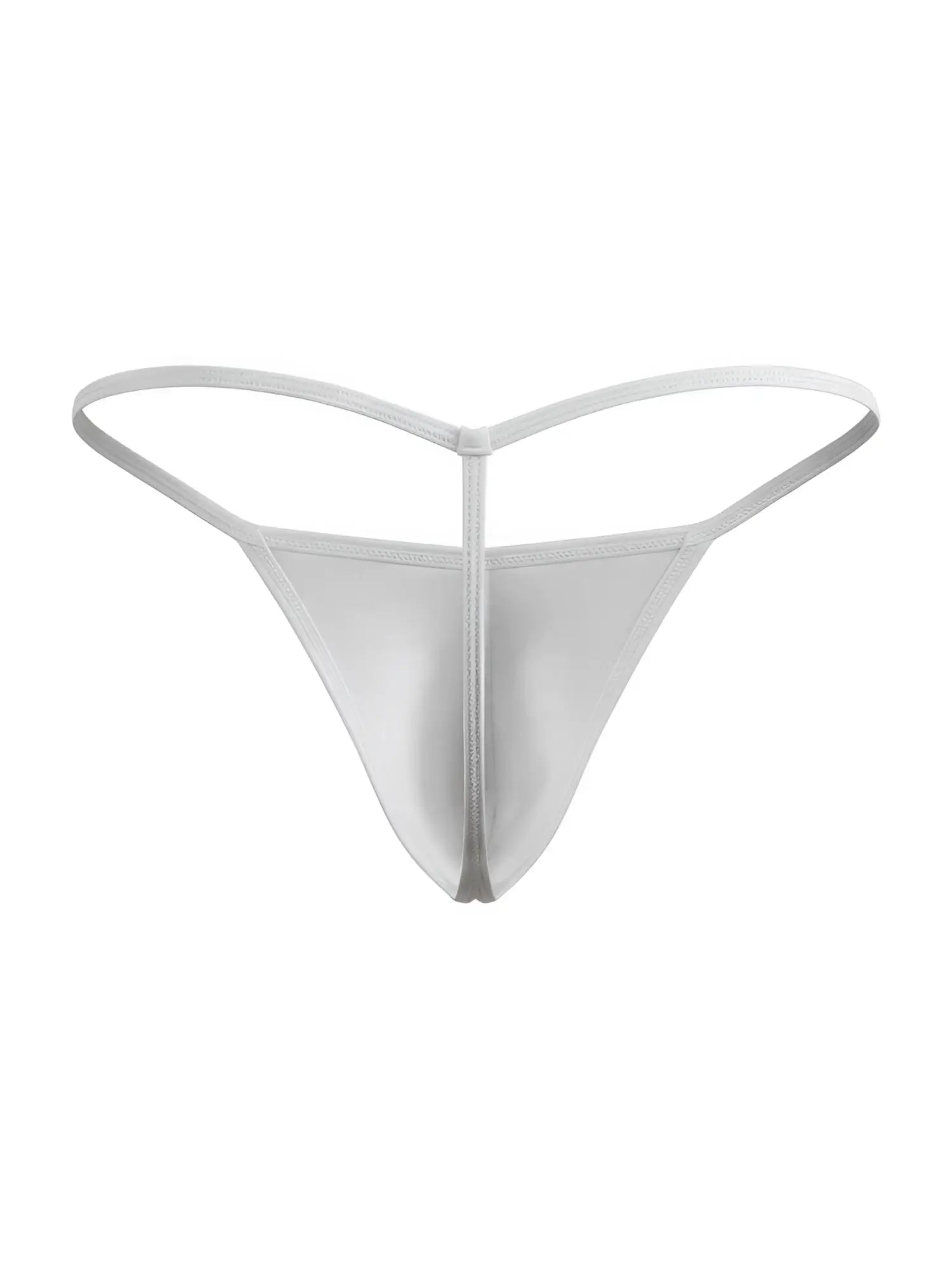 Front view of the white JOR 2359 Axel G-string.