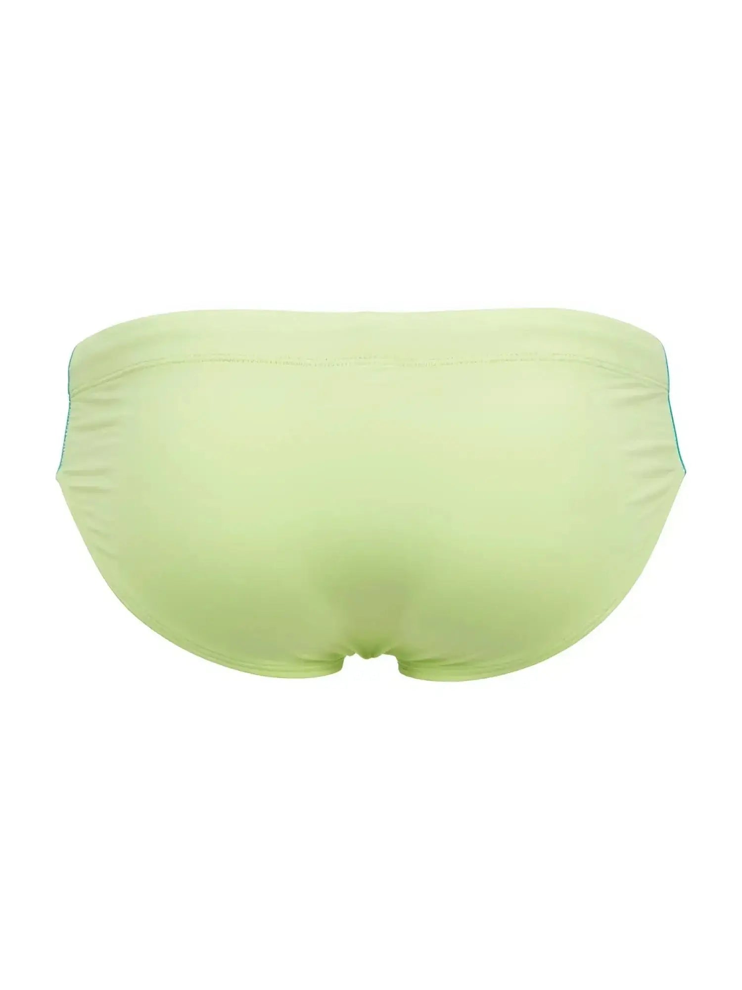JOR 2384 Wind green swim briefs, back view.