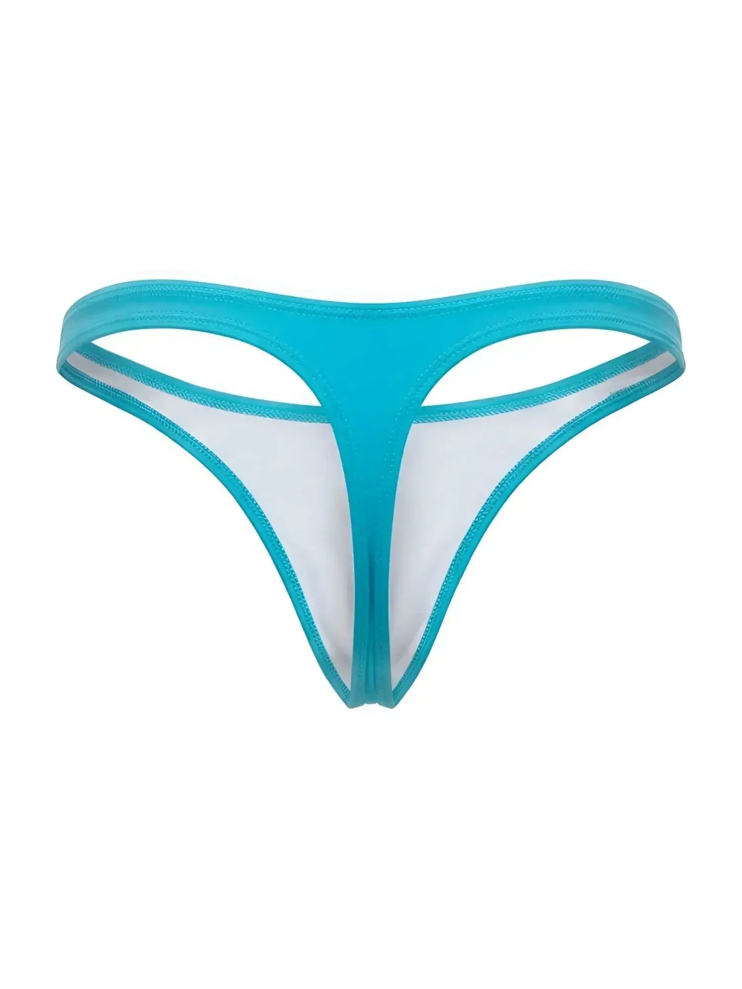 Front view of JOR 2389 Travel Swim Thongs in turquoise.