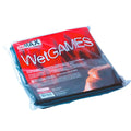 Red and black packaged wetgames sex toy by sexmax featuring a black textured sleeve for enhanced pleasure use