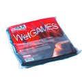 Red and black packaged wetgames sex toy by sexmax featuring a black textured sleeve for enhanced pleasure use