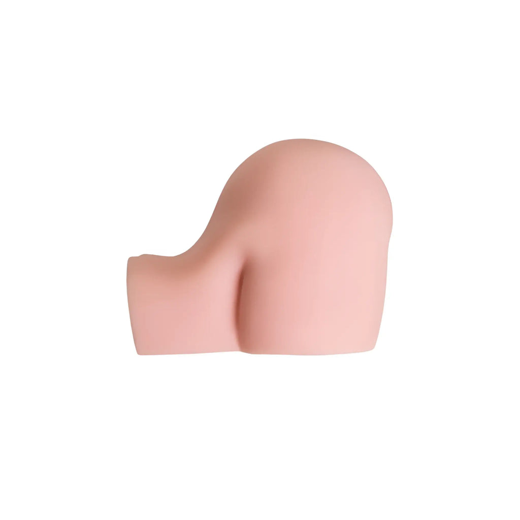 Pink silicone butt plug from juicy juicy butt masturbator amanda designed for comfortable adult use
