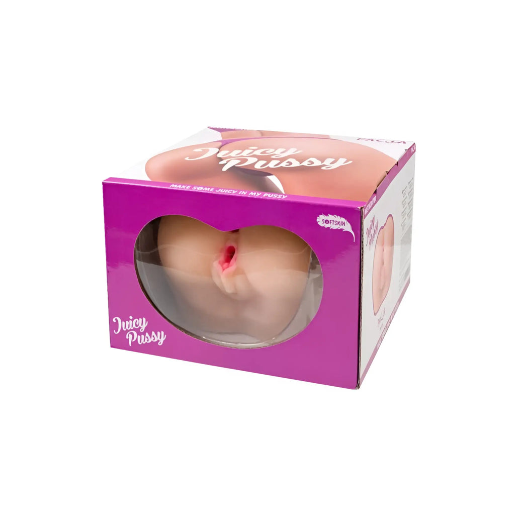 Juicy Juicy Butt Masturbator Paula flesh-toned silicone toy with realistic texture designed for adult use