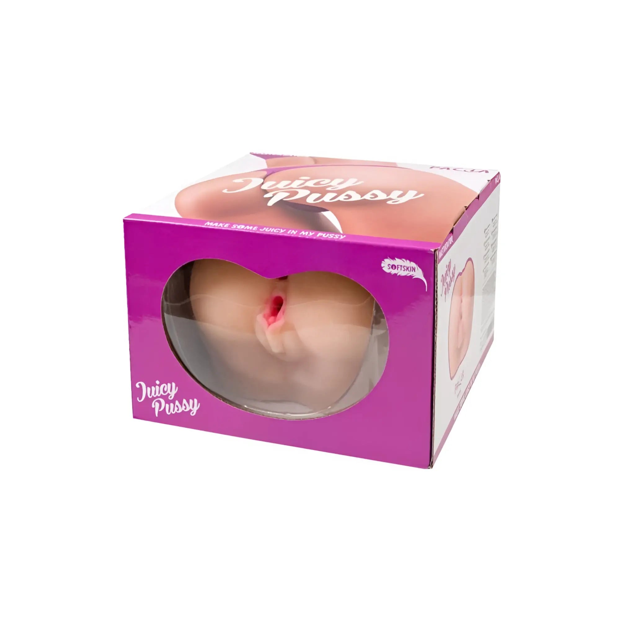 Juicy Juicy Butt Masturbator Paula flesh-toned silicone toy with realistic texture designed for adult use