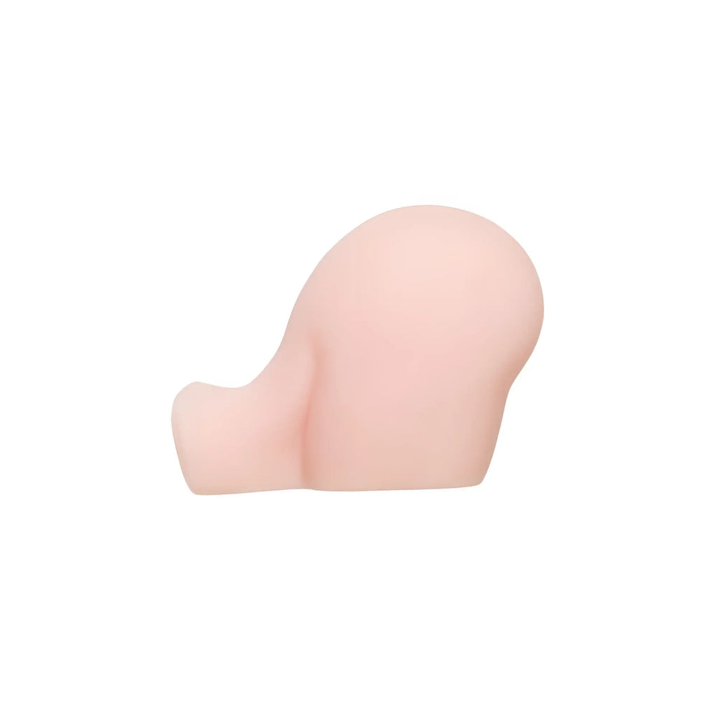 Juicy juicy butt masturbator paula with a soft peach-colored silicone ear cleaning tool and smooth rounded design