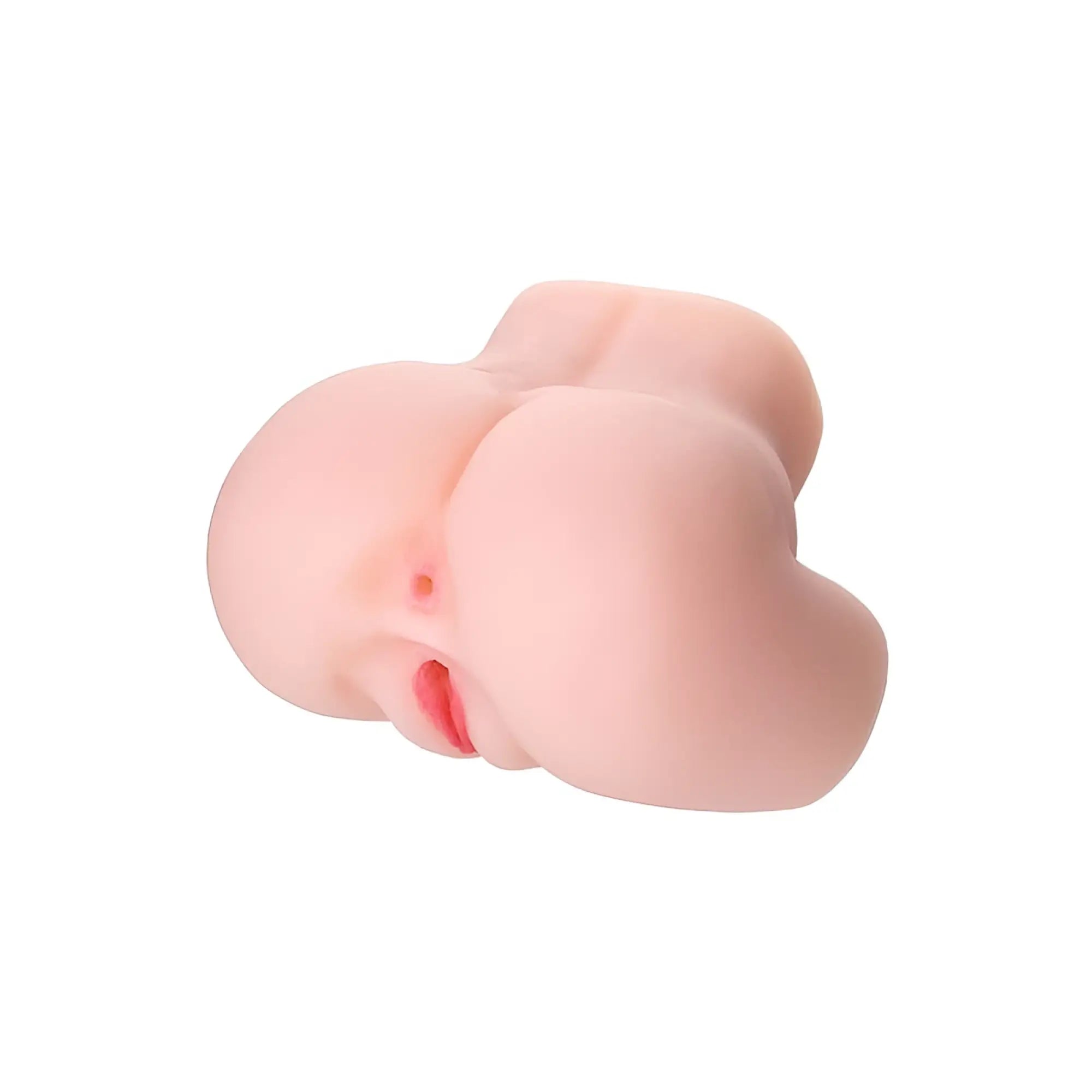 Pink silicone baby-shaped Juicy Juicy Pussy Masturbator Adele with realistic face and soft smooth texture