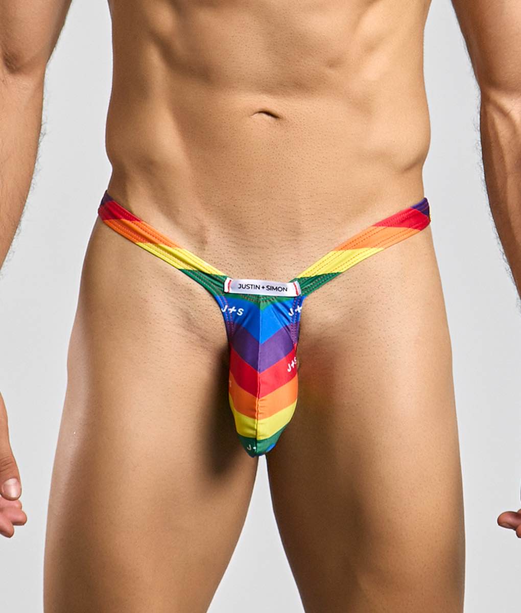 Justin + Simon XSJBU02 Men's Bulge Thong