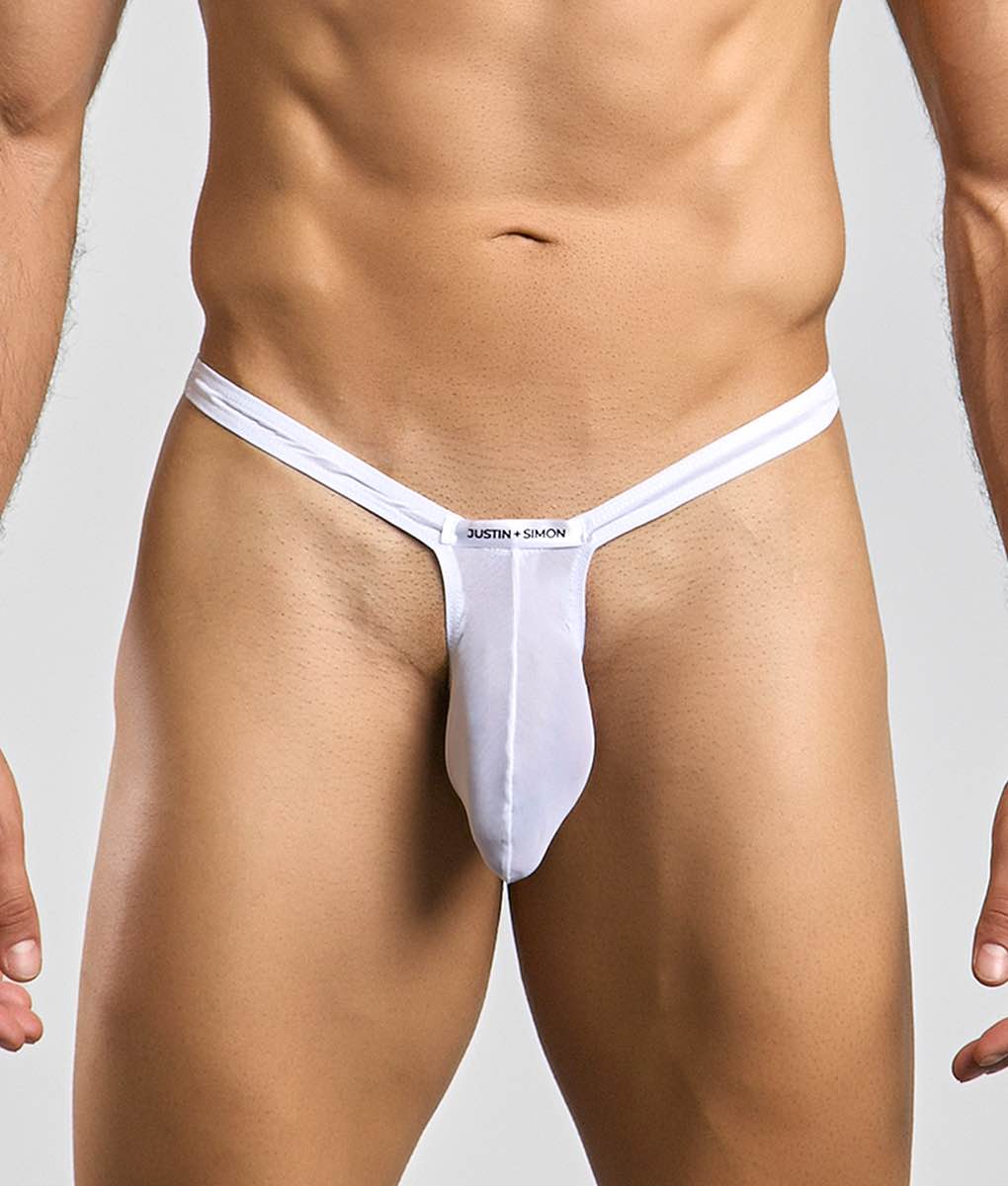 Justin + Simon XSJBU02 Men's Bulge Thong Mesh