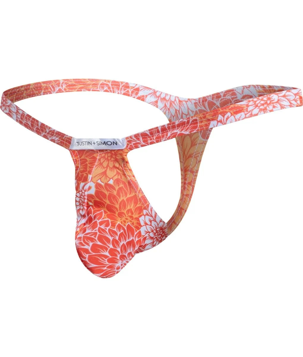 Justin + Simon XSJBU02 Men's Bulge Thong Wild Prints