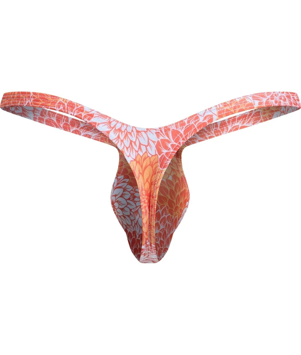 Justin + Simon XSJBU02 Men's Bulge Thong Wild Prints