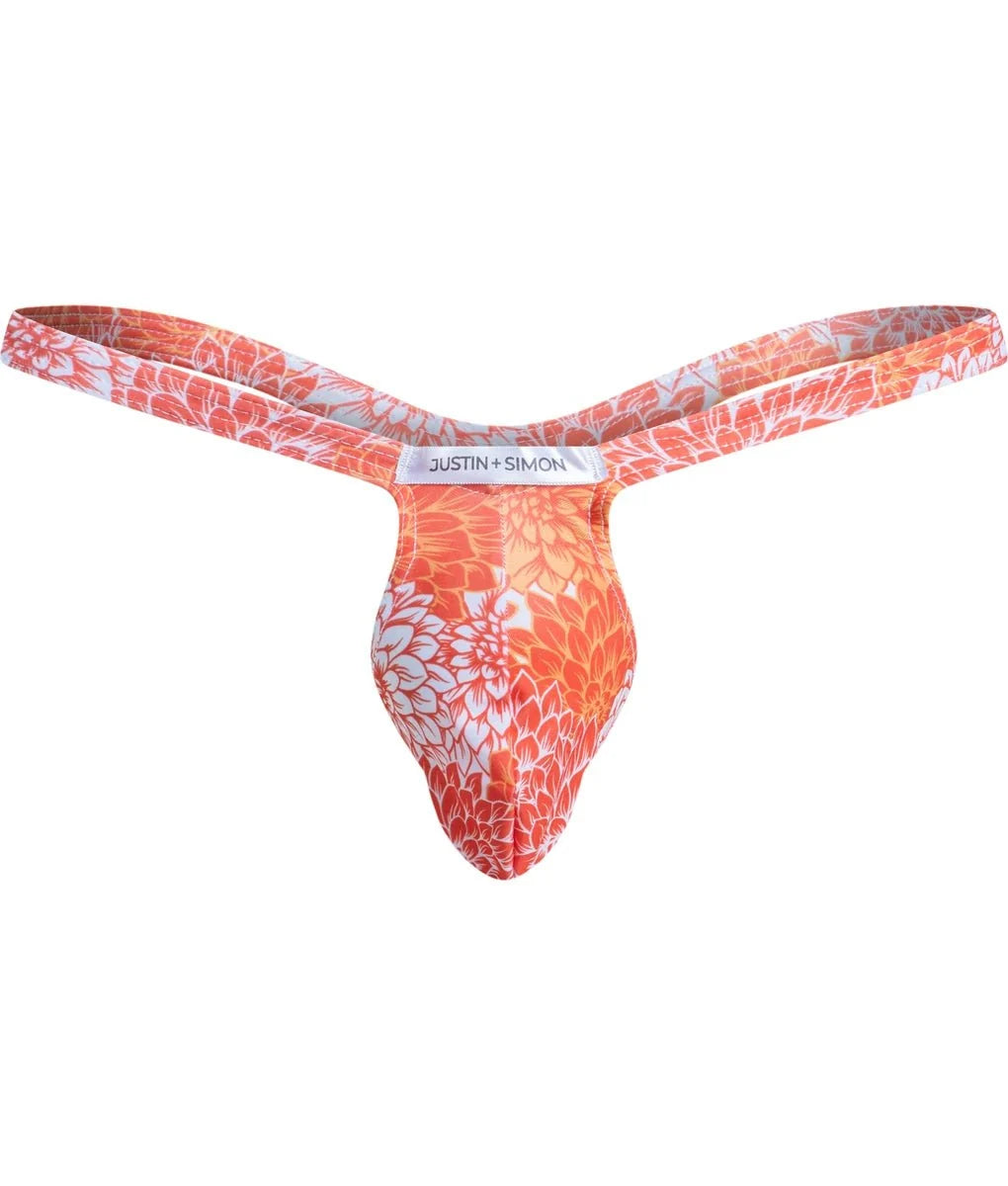 Justin + Simon XSJBU02 Men's Bulge Thong Wild Prints