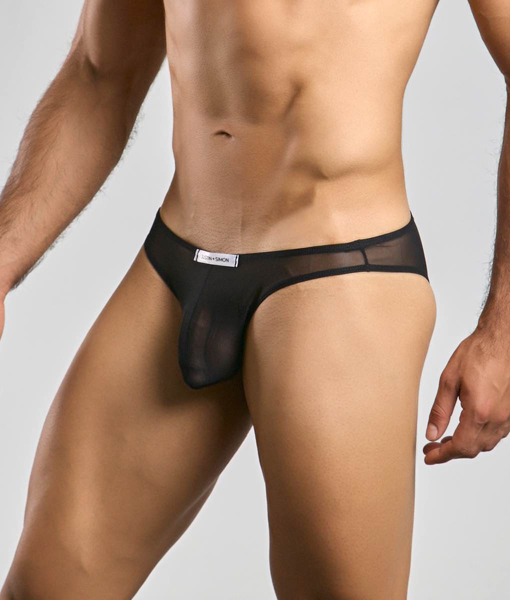 Justin + Simon XSJ01 Men's Classic Bikini Mesh