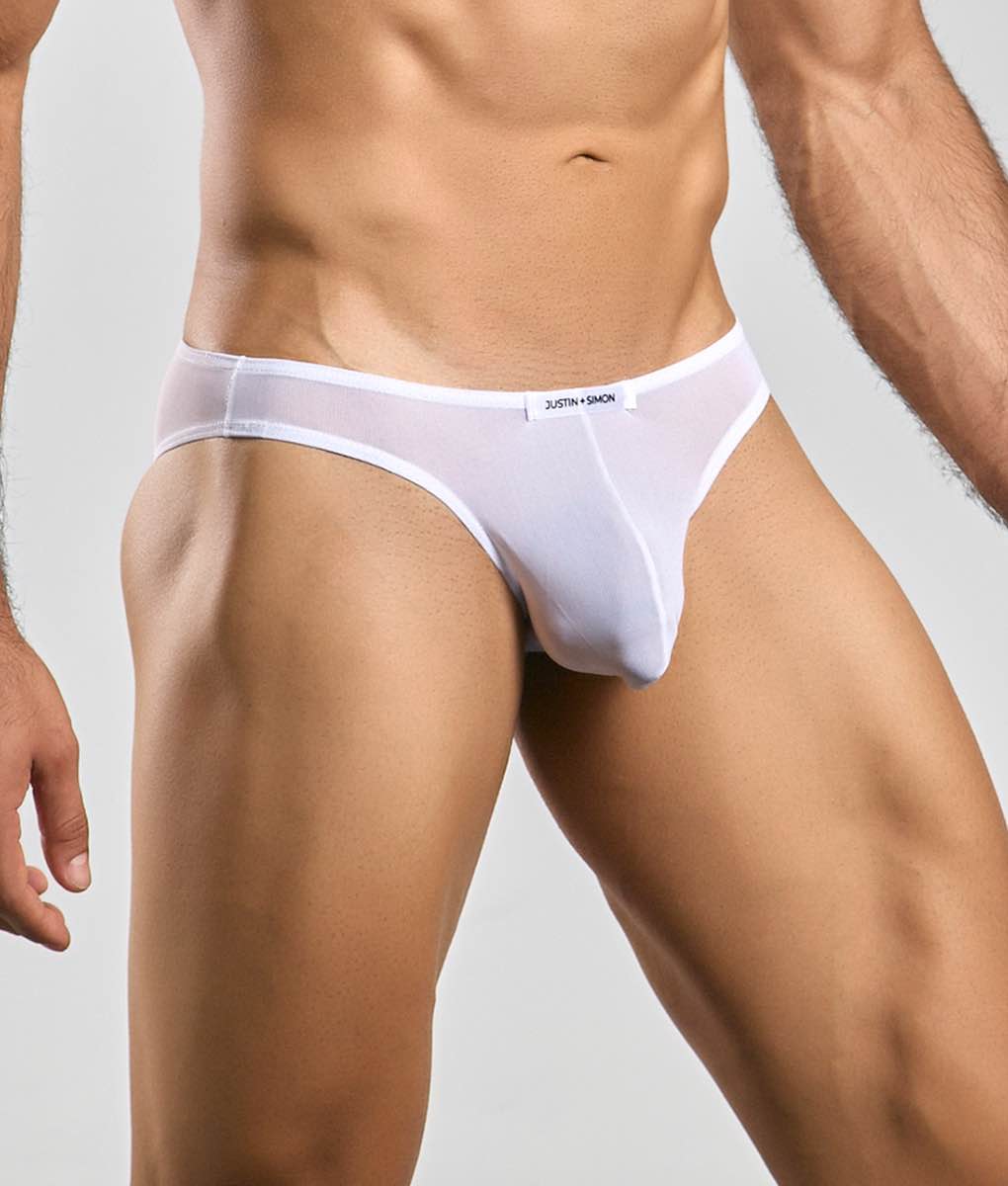 Justin + Simon XSJ01 Men's Classic Bikini Mesh
