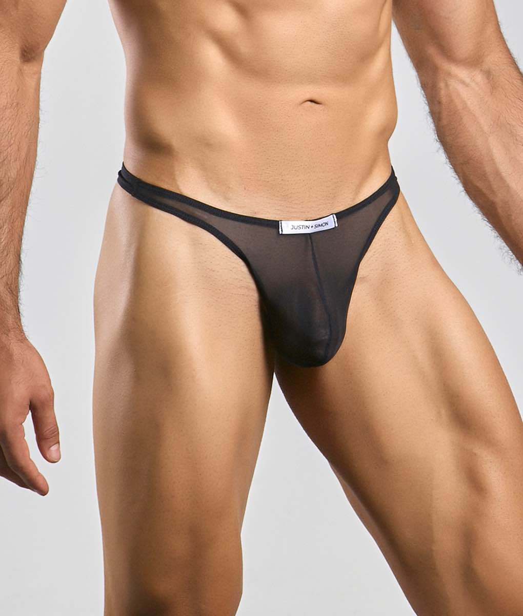 Justin + Simon XSJ03 Men's Classic Tanga Mesh