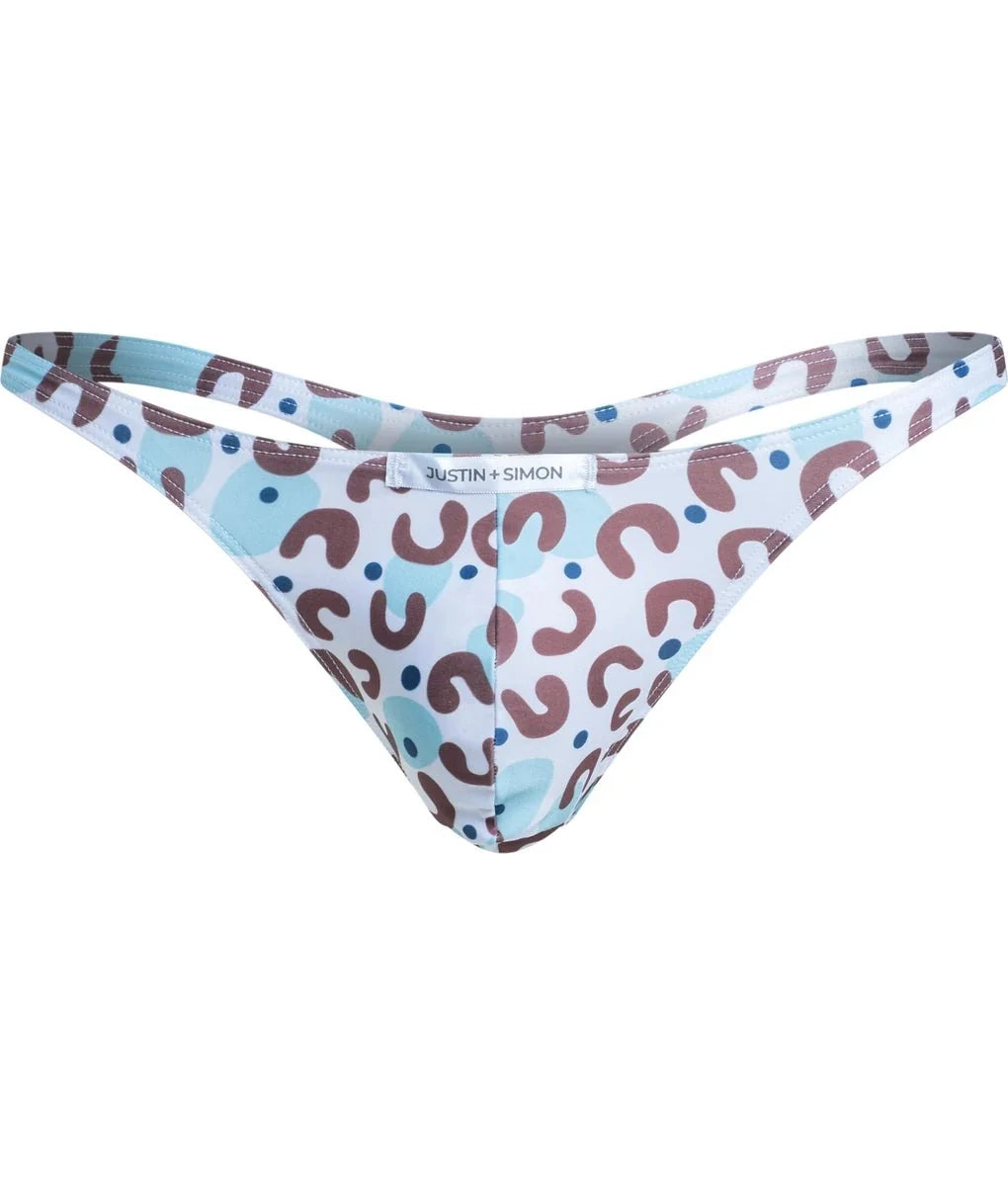 Justin + Simon XSJ03 Men's Classic Tanga Wild Prints