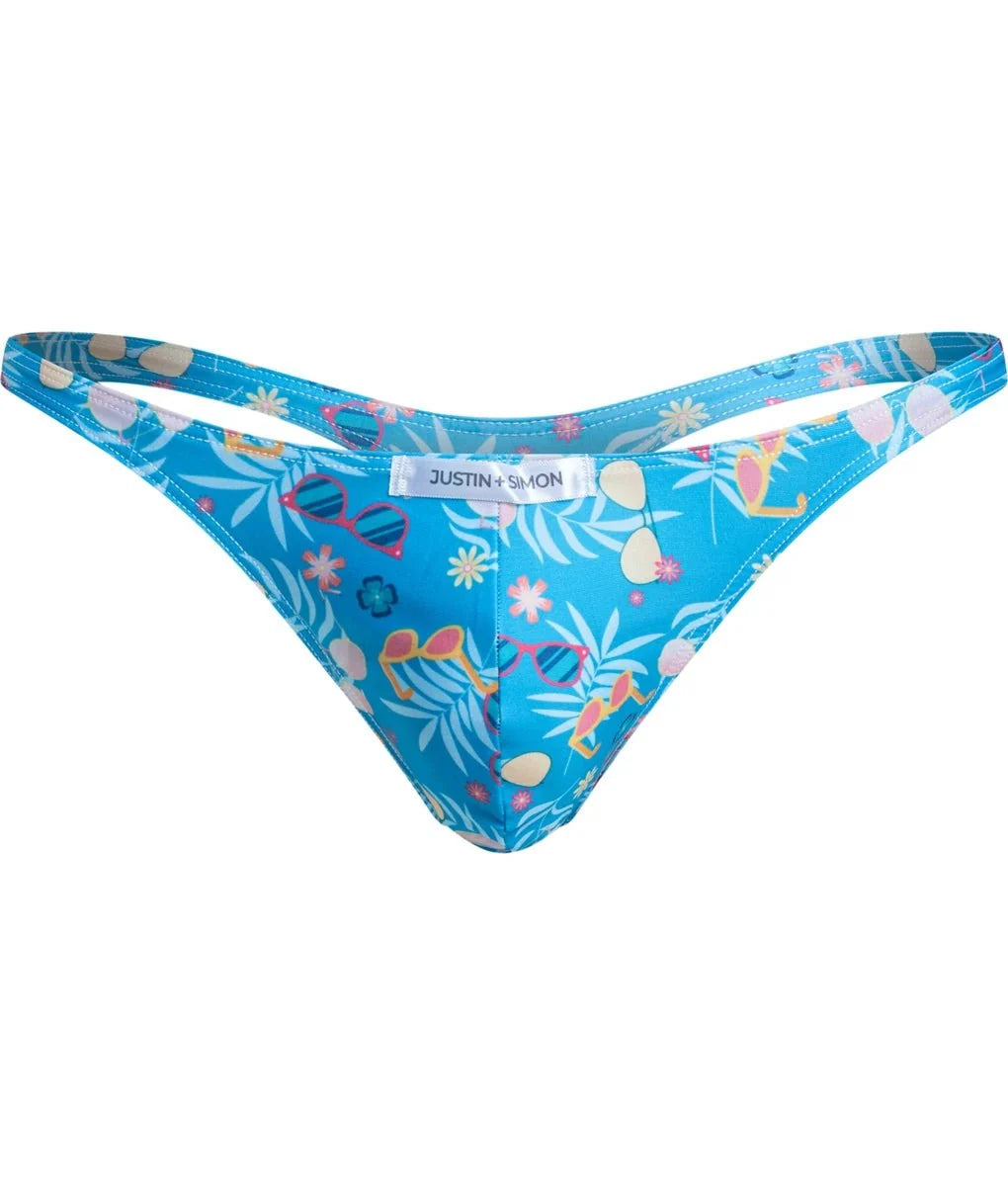 Justin + Simon XSJ03 Men's Classic Tanga Wild Prints