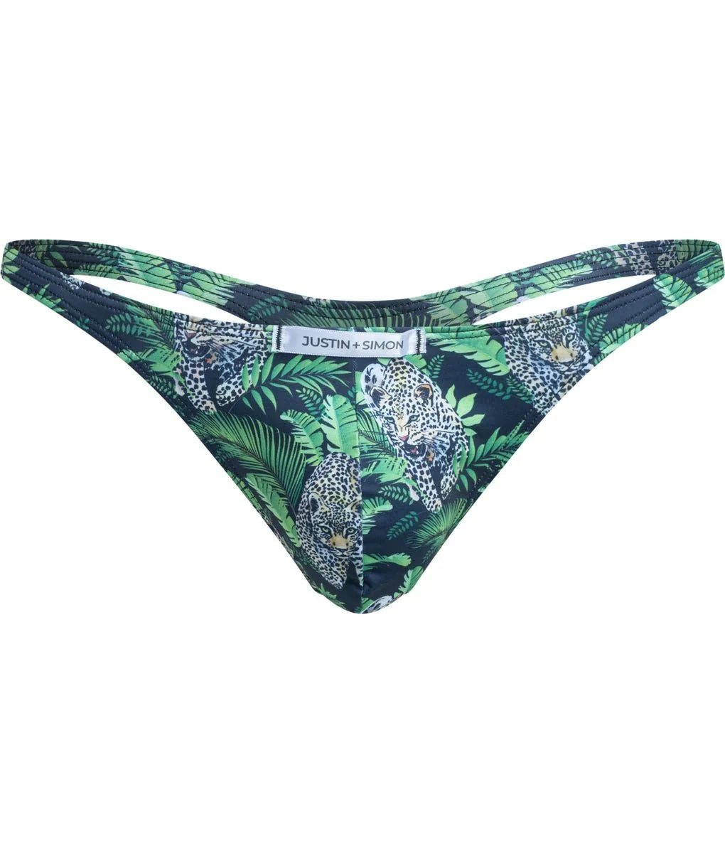 Justin + Simon XSJ03 Men's Classic Tanga Wild Prints