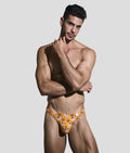 Justin + Simon Men's Halloween Print Classic Thong XSJ03