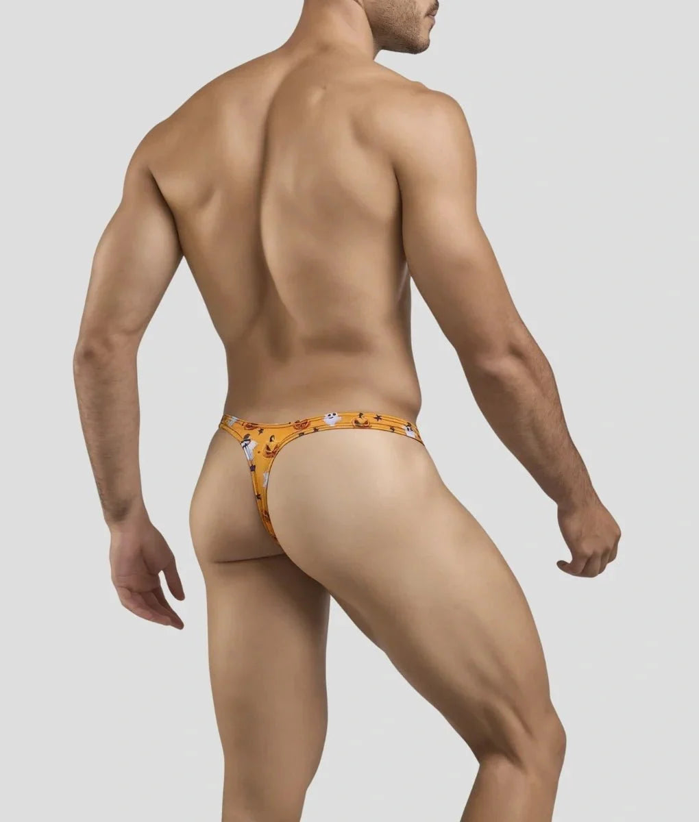 Justin + Simon Men's Halloween Print Classic Thong XSJ03