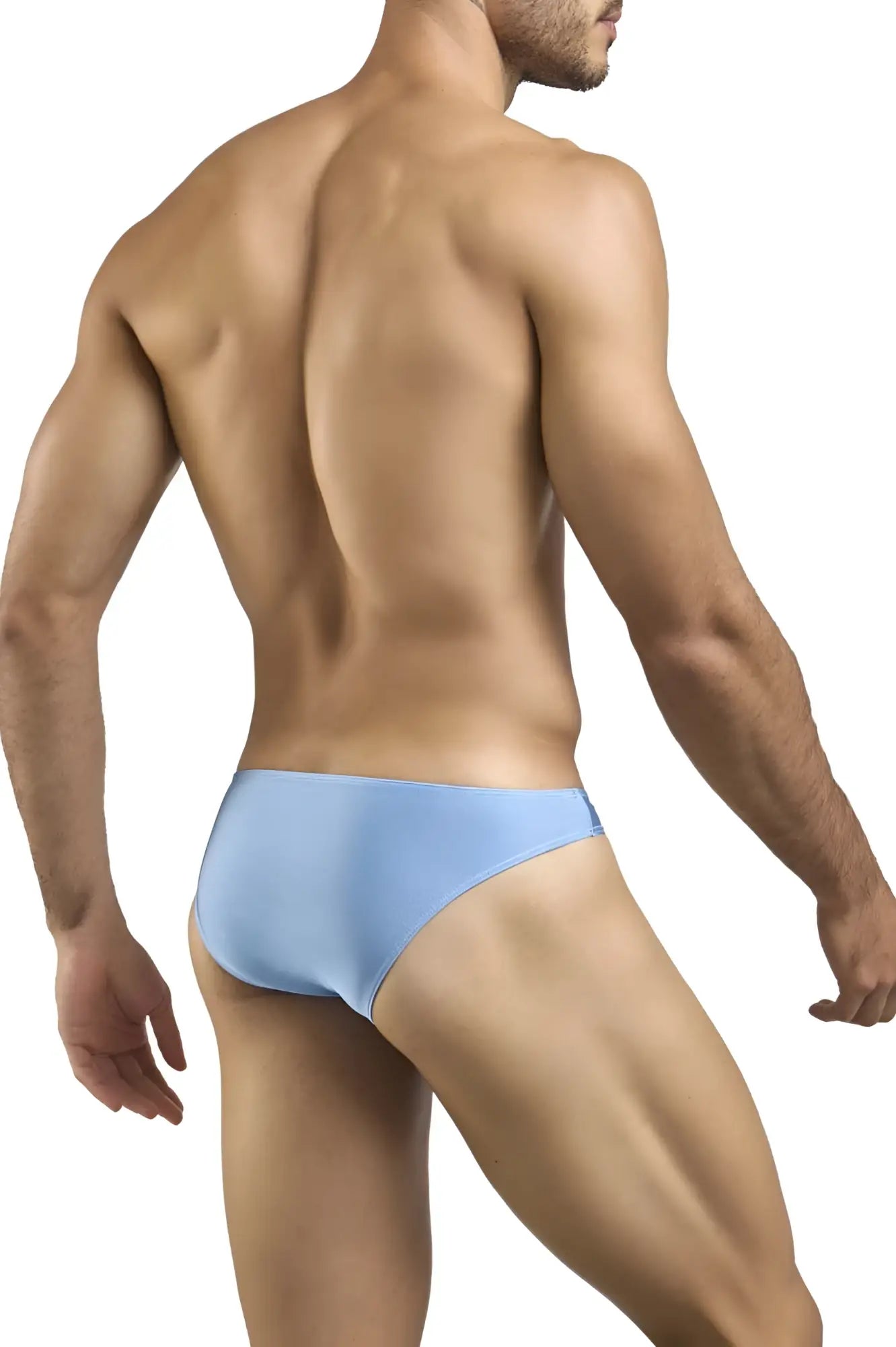 Justin Simon xsj01 classic bikini men’s briefs in light blue with smooth texture for comfortable wear