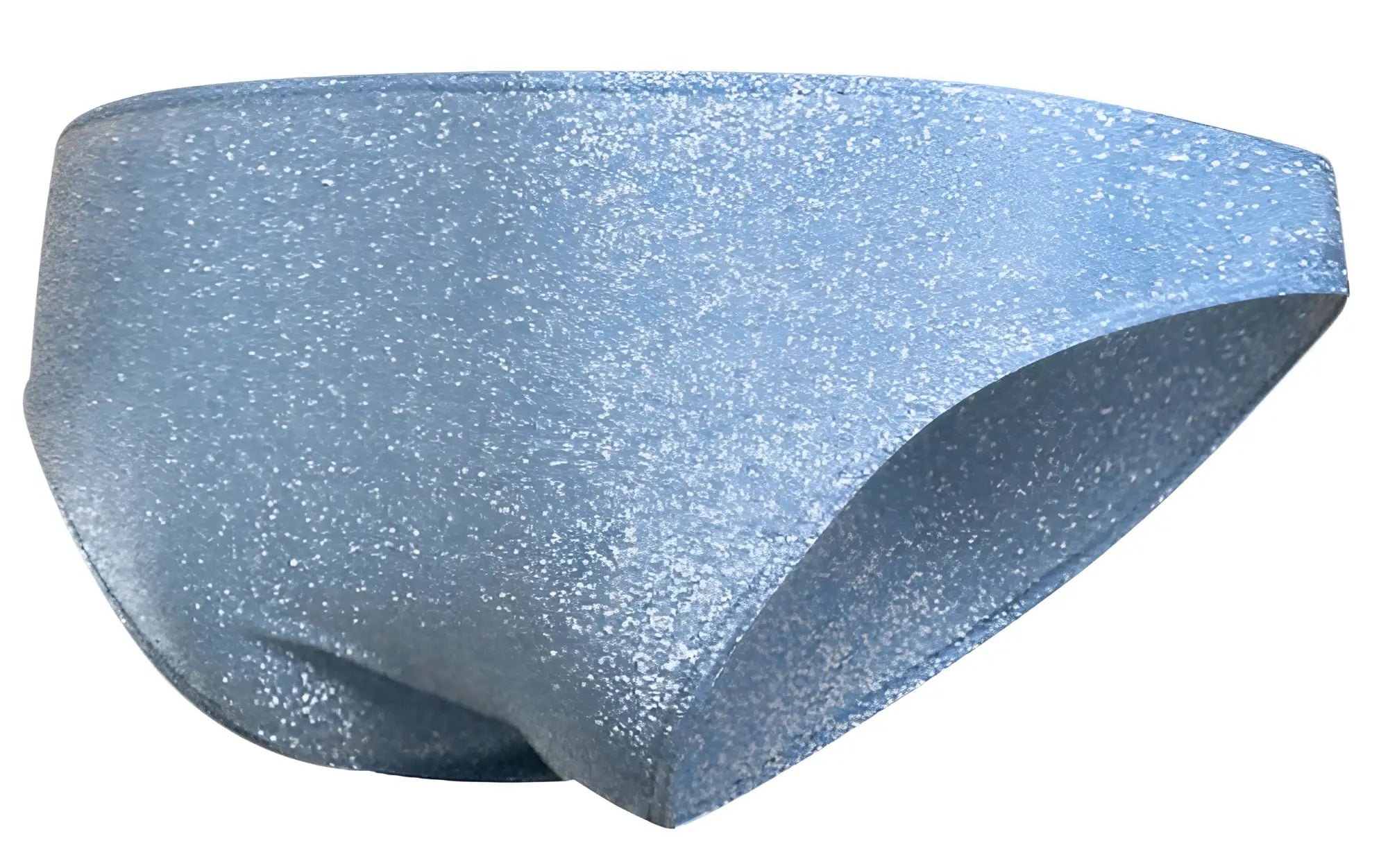 Light blue glittery swim trunks made with lurex material from justin simon classic bikini collection xsj01 model