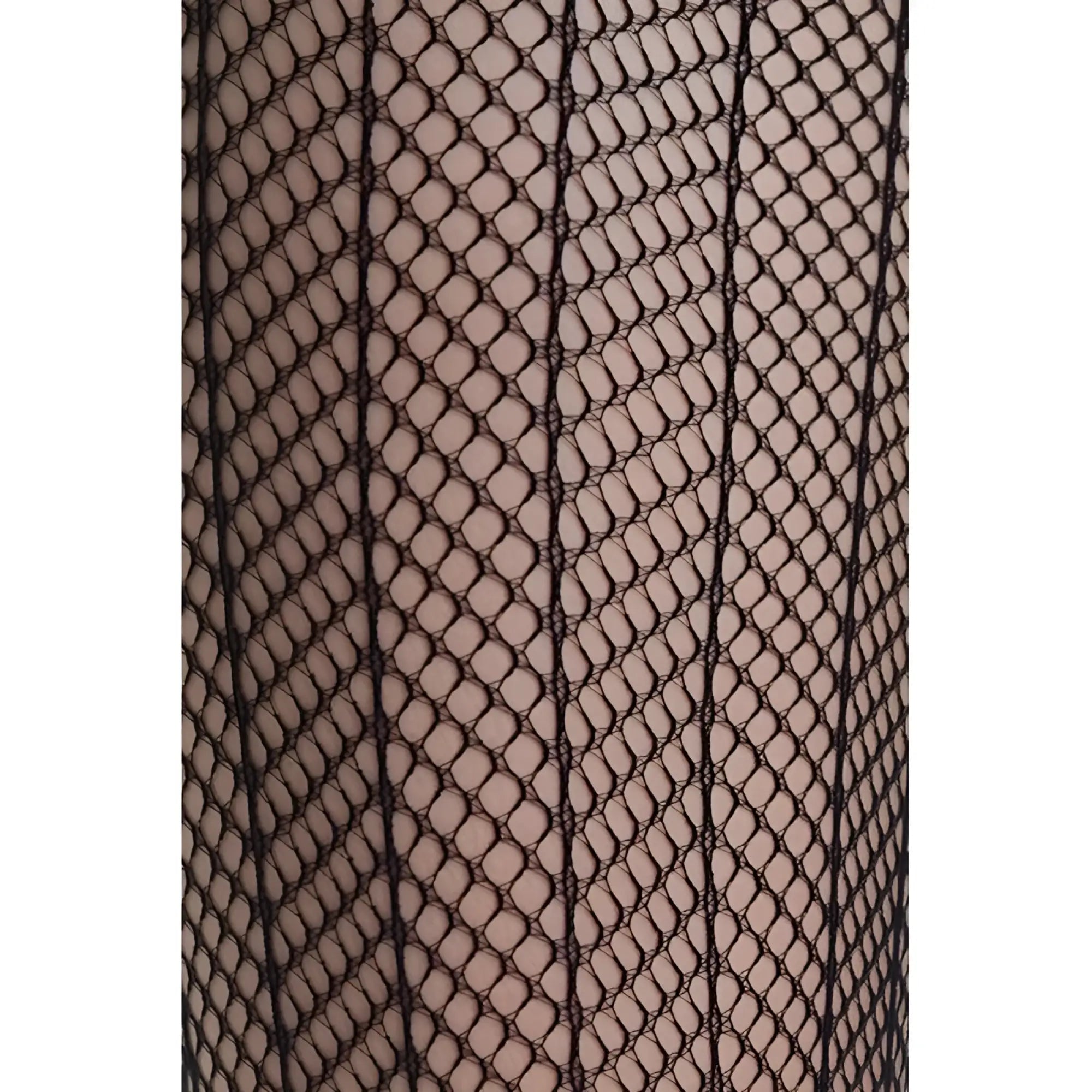 Black fishnet stockings with delicate diamond-patterned mesh design killer legs sensual arrow mesh tights black one size