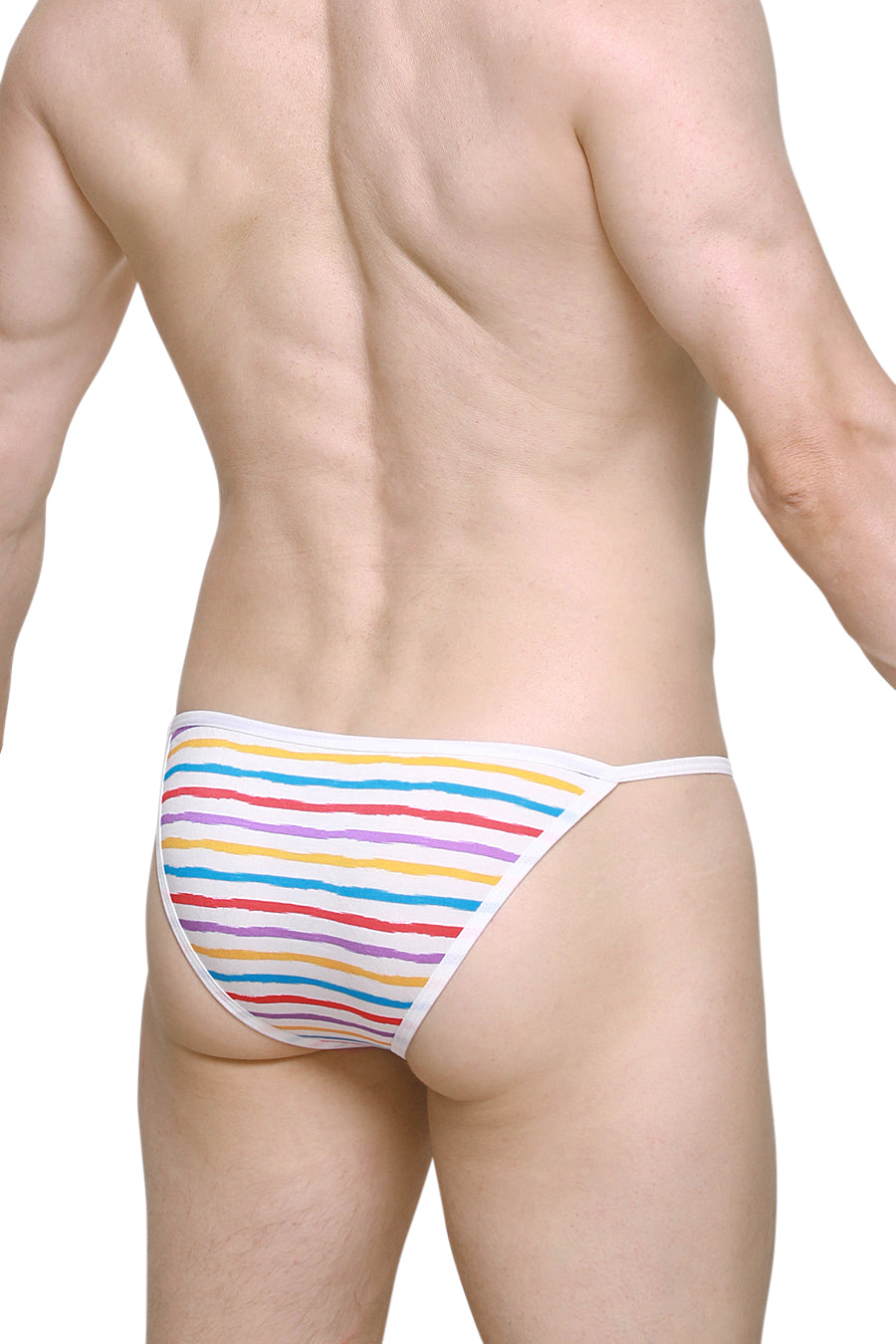 PetitQ Men's Kini Candy Stripes