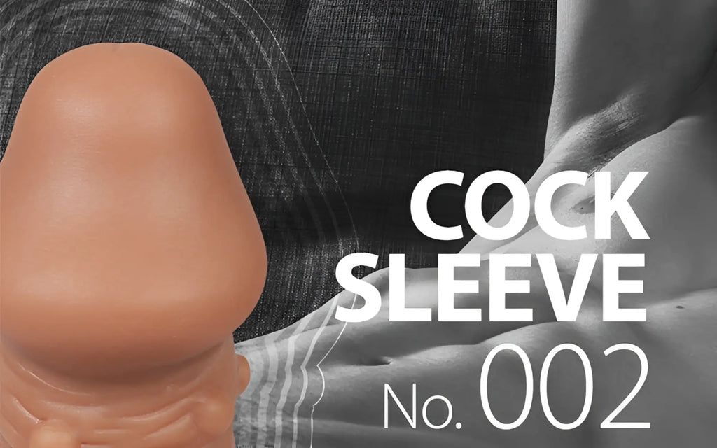 Tan silicone kokos cock sleeve 2 large designed for enhanced comfort and durability in intimate use